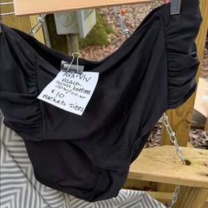 Ava & Viv Black Swim Bottom